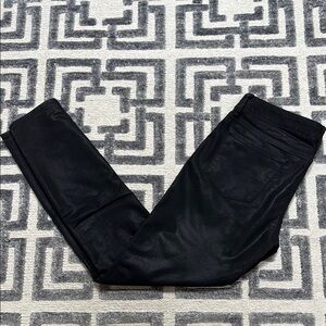 Articles of Society black faux leather jeans